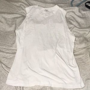 Re/done white tank top, S, NWT